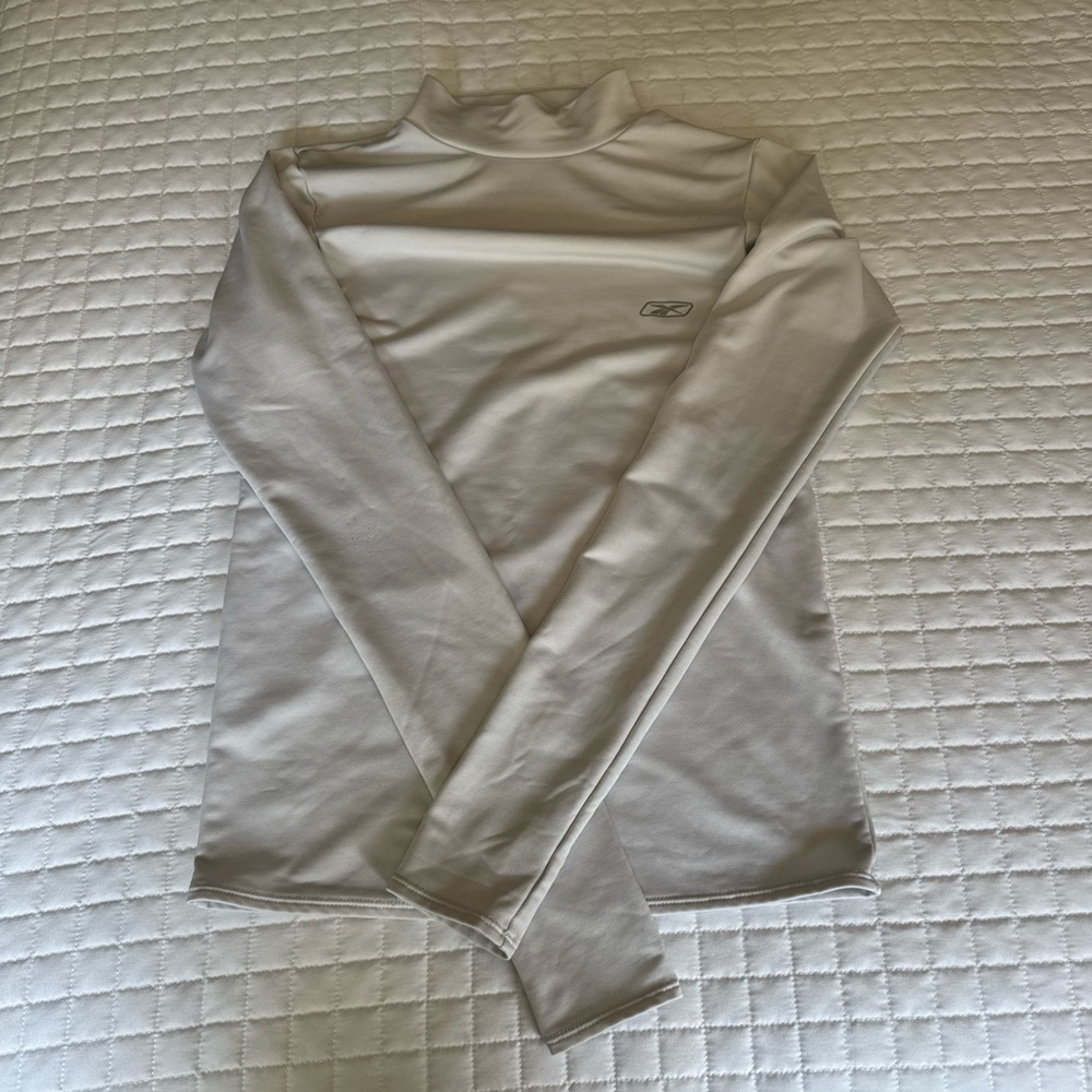 Reebok Cream Turtleneck Long Sleeve
